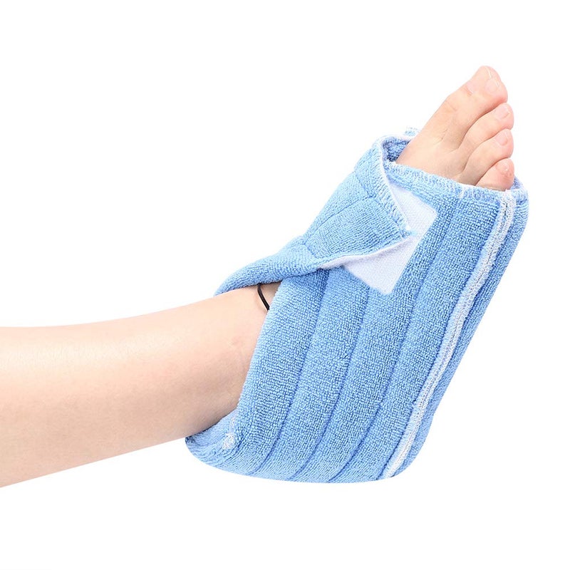 woobles 1 Pair Soft Comforting Heel Protector Pillows, Foot Ankle Support, Elderly Patient Foot Wrap, Soft Adjustable Ankle Protectors for Keeping Warm & Relieve Bed Sores - Image 1